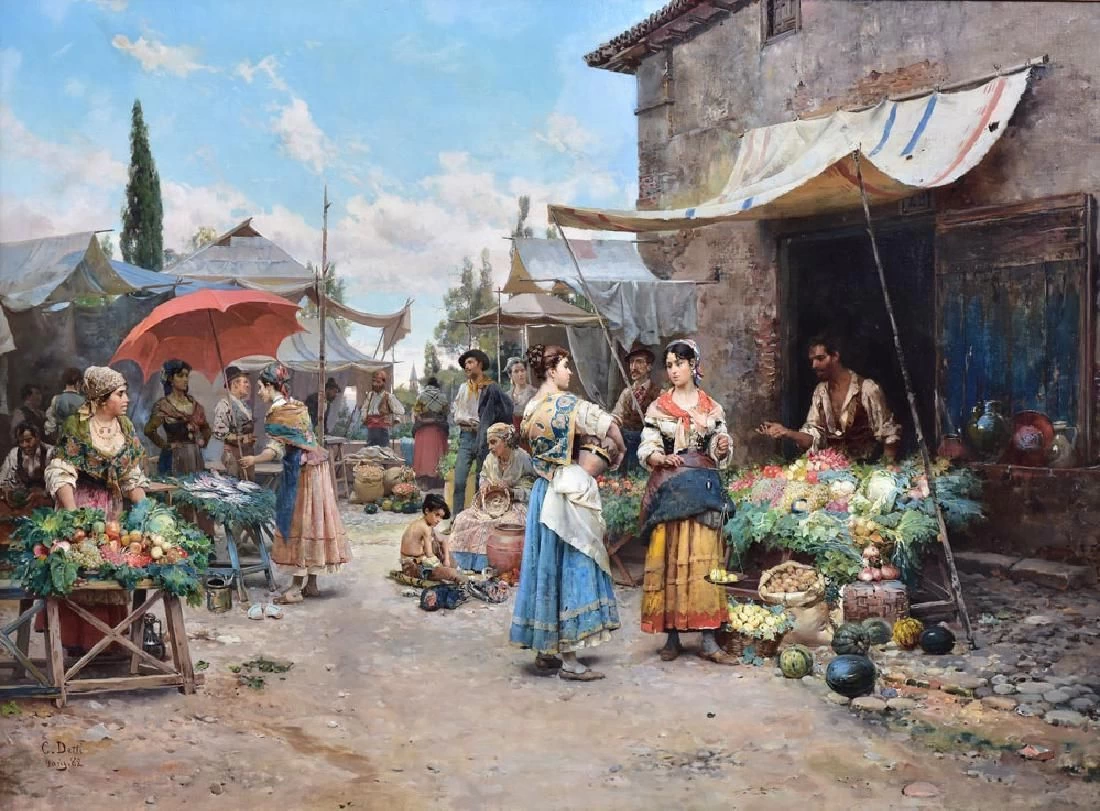 Cesare Detti - Mercato
